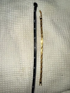 vintage gold chain bracelet - Picture 1 of 3