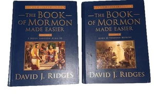 Family Deluxe Book of Mormon Made Easier - Ridges -Vols 1-2 2011 First Editions - Picture 1 of 6