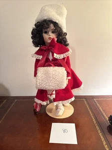 E2 Splendida bambola pattinatore vintage bisque Bruu 9 marcata vestito rosso 80 - Foto 1 di 18