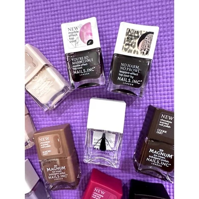 10 Nails Inc esmalte de uñas NUEVO esmalte de uñas tamaño completo colores surtidos NUEVO Foto 1 de 4