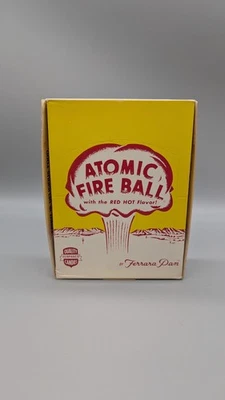 1980's 24ct Full display Box Atomic Fire Ball FERRARA PAN CANDY SAY NO TO DRUGS - Image 1 of 4