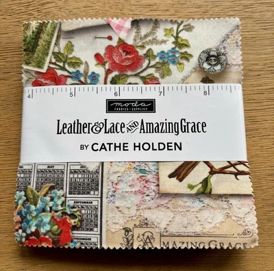 Moda Leather & Lace And Amazing Grace Cathe Holden Charm Pack - Image 1 of 2