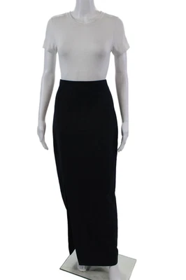 Falda lápiz midi de negocios con cremallera azul Elizabeth and James para mujer talla 6 Foto 1 de 4