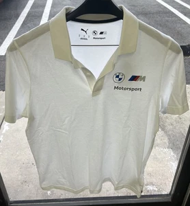 Offizielles Puma BMW Motorsport Poloshirt weiß Größe M NEU - Bild 1 von 10