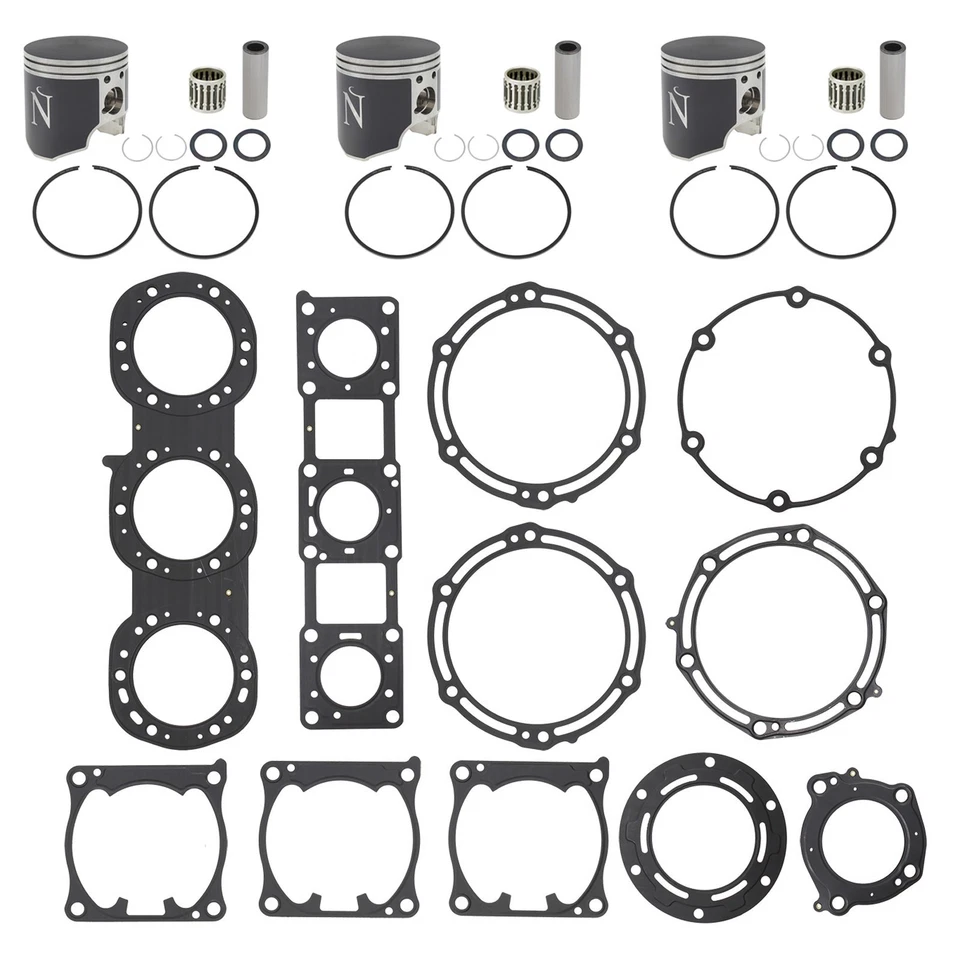 Kit de reconstrucción de extremo superior Yamaha GP1300R WaveRunner pistones Namura estándar 84 mm 2003-2008 Foto 1 de 4