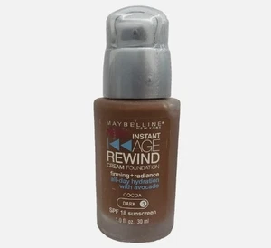 NEW MAYBELLINE Instant Age Rewind Cream FOUNDATION- COCOA DARK 3 - Picture 1 of 1