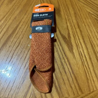 GSI Outdoors Camp Dish Cloth 8.8”x8.8” 2 Sided Non-stick Safe Microfiber Scrub - Image 1 of 3