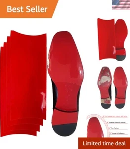 Self-Adhesive Red Sole Guards - Protect & Restore Your Christian Louboutin Shoes - Picture 1 of 9