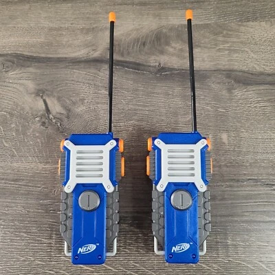 NERF Walkie Talkies Powerful 1000ft Range Speakers Rugged Design Toys Tested - Image 1 of 4