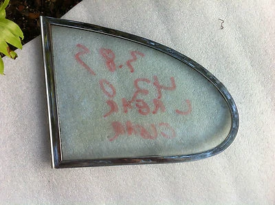 Jaguar 3.4S,3.8S 420 LEFT Rear No Draught Vent Window Original Triplex Toughened - Image 1 of 4