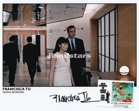 JAMES BOND - Francisca Tu Signed Photograph - YOU ONLY LIVE TWICE #2 Cover