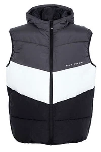 Chaleco acolchado ellesse invierno exterior hombre forrado suicia chaleco - Imagen 1 de 5