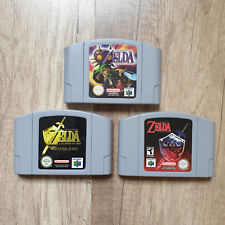 N64 Zelda Ocarina of Time / Majoras Mask / Master Quest PAL Version Nintendo 64
