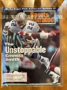 Vintage Dallas Cowboys Sports Illustrated 1994 Emmitt Smith NFL MVP RARE See Pic - Picture 1 of 3