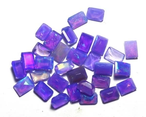3 Pcs Opal Cut, AAAA Natural Opal Faceted Octagon, Ethiopian Opal loose Stone - Picture 1 of 1