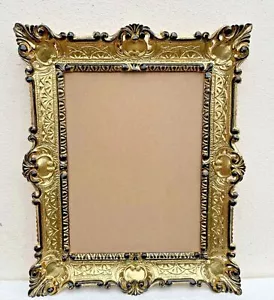 Barock Bilderrahmen Gold-Schwarz 56x46 Antik Fotorahmen 30x40cm Gemälderahmen - Bild 1 von 11