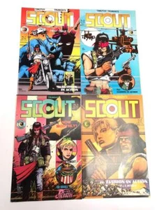Timothy Truman's SCOUT #1 2, 3, 4 F/VF 1986 Eclipse Comics Copper Age Collection - Picture 1 of 8