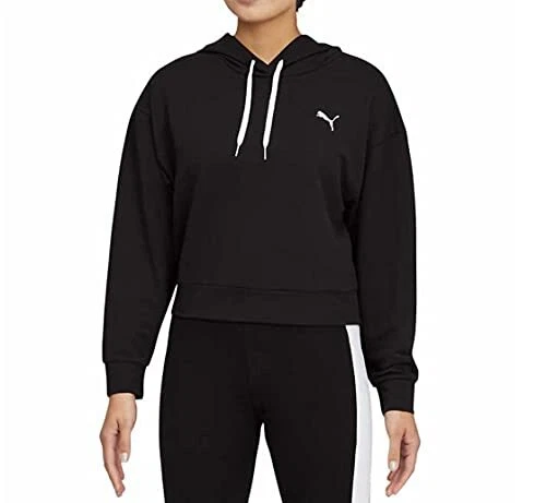 PUMA Women's Sz Medium Keeps You Dry Black Pullover Hoodie
