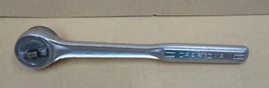 Vtg CRAFTSMAN USA ~ 1/2" Dr V Series Round Head Fine Tooth QR Spinner Ratchet - Picture 1 of 11