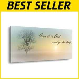 24x48 Elegant 'Give It To God' Canvas Wall Art - Perfect Gift for Any Occasion - Picture 1 of 11