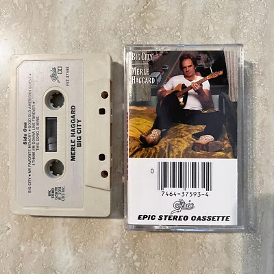 Cassette Merle Haggard Big City  Country 1981 CBS Epic Records Tested New Case - Image 1 of 2