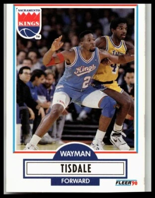 1990-91 Fleer #167 Wayman Tisdale Sacramento Kings - Image 1 of 2