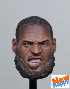 Pre-Sale NBA LeBron James 1/6 Scale Hand-Painted Head Sculpture - Picture 1 of 7
