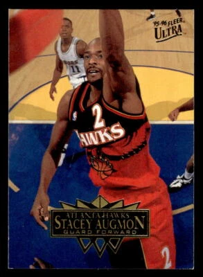 Stacey Augmon 1995 Ultra #201   Atlanta Hawks - Image 1 of 2