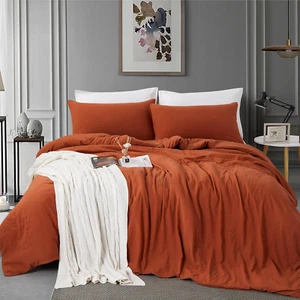 Queen Size Duvet Cover - 3 Piece Bedding Set (1 Duvet Cover & 2 Pillow Cases) So - Picture 1 of 7