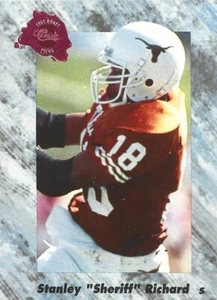 1991 Classic #110 Stanley Richard rookie card, Texas Longhorns star - Picture 1 of 1