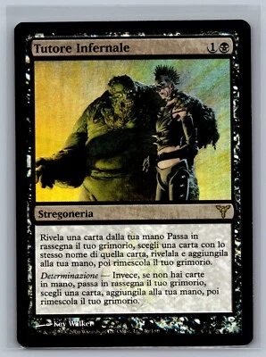 Magic The Gathering ITALIAN Dissension Infernal Tutor #46/180 Foil MTG TCG CCG - Image 1 of 2