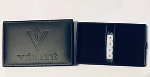 Vérité Luxury 2 Deck Playing Card and Dice storage case - Picture 1 of 3