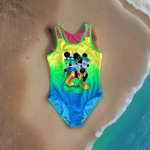 Mickey Mouse Swimsuit 1999 Unworn Kids Size 14 / Sm Rare Warner Brothers Tag - Picture 1 of 9