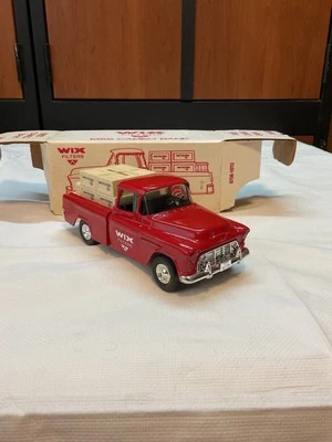 Ertl Diecast Vehicle Bank - Wix Filtration 1955 GM Cameo Pickup - Red (1992) - Image 1 of 3