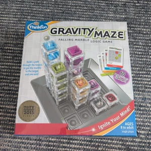 Gravity Maze - Falling Marble Logic Game - Challenging STEM Toy for Kids 8-12  - Picture 1 of 3
