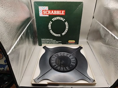 Scrabble Turntable 1984 Vintage Spears Boxed Board Game Accessories Retro - Image 1 of 4