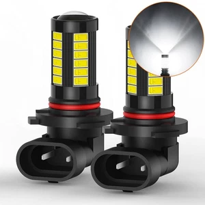 AUXI160W 9005/HB3 LED Light Fog Bulbs Kit 6000K 2000LM White Beam Replace 2X H - Picture 1 of 21