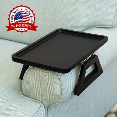 Mesa de sofá con brazo articulado de bambú - Image 1 of 4