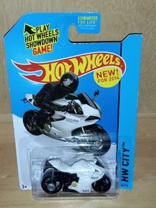Hot Wheels Mainline / Ducati 1199 Panigale - White - Model Motorbike x1 - Picture 1 of 6