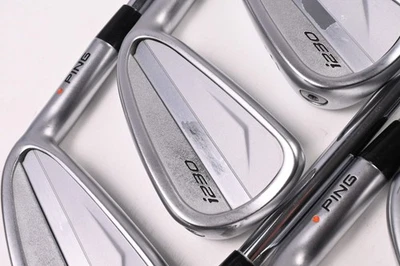 Ping i230 Irons / 3-9i / Orange Dot / X-Flex Dynamic Gold X100 Shafts - Image 1 of 4