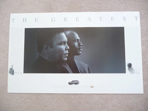 Muhammad Ali/Michael Jordan GREATEST Poster Cover