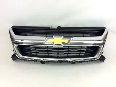 Rejilla de radiador superior delantera Chevrolet Colorado 15-20 con emblema de pajarita nuevo OEM Foto 1 de 4