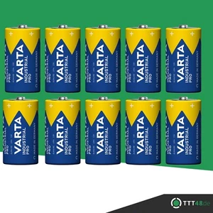 10 x Varta Industrial Pro Baby C 1,5V LR14 MN1400 Alkaline 4014 lose / bulk