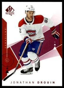 2018-19 SP Authentic Limited Red Jonathan Drouin Montreal Canadiens #13 . - Picture 1 of 2