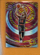 Ayo Dosunmu 2022-23 Panini Spectra Base Asia Red & Yellow Prizm #141 /75