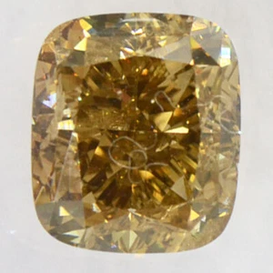 Diamante Marrón Corte Cojín Natural Elegante Color SI2 Certificado IGI 1,27 Quilates - Imagen 1 de 7