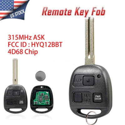 Mando a distancia de repuesto para Lexus 2004 2005 2006 RX330 2007 2008 2009 RX350 Foto 1 de 4