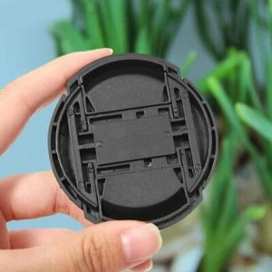 55mm Snap Front Camera Lens Cap Cover With String Lens Cover Protector* [de] - Bild 1 von 11