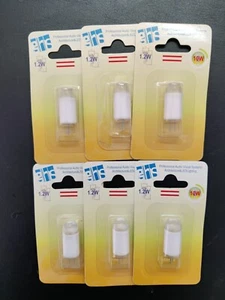 6 X G4 LED Bulb 12v 1.2W = 10W Capsule Indicator Light Cool White 5700k Ceramic - Picture 1 of 3