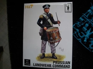 HAT 1 32 PLASTIC PRUSSIAN LANDWEHR COMMAND LOT 2 - Picture 1 of 3